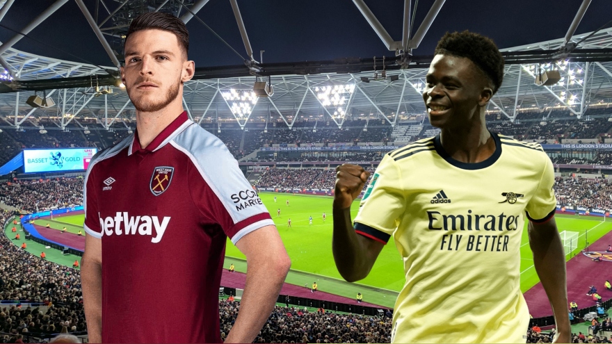 Dự đoán tỷ số, đội hình xuất phát trận West Ham - Arsenal